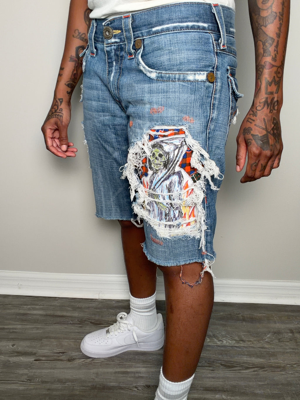 The Stitched Reaper Jorts