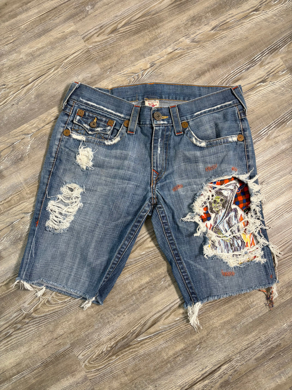 The Stitched Reaper Jorts